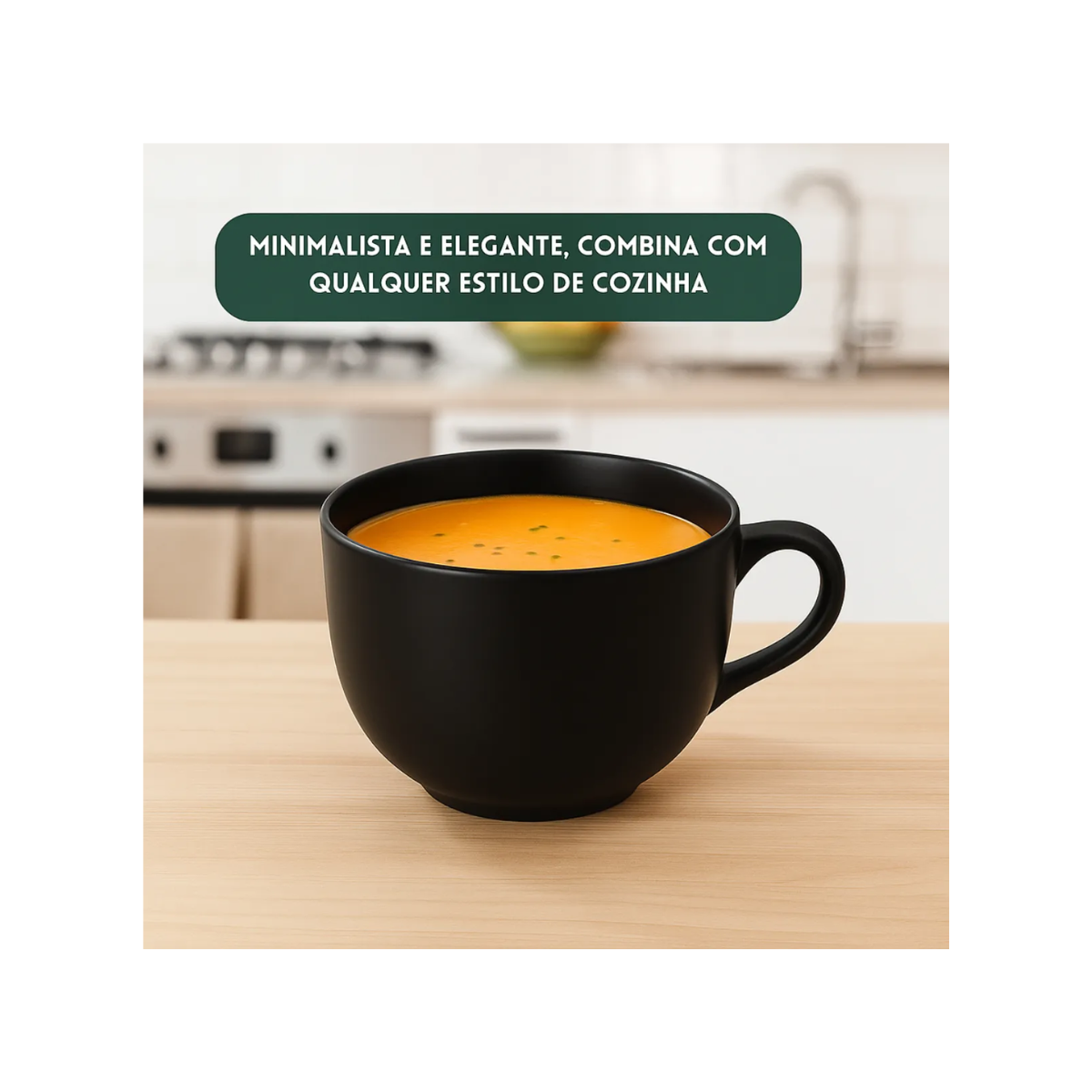 Caneca Jumbo Preta 740ml - Oxford