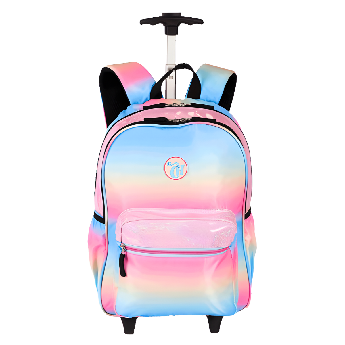 Mochila Carrinho Capricho Sunday Degrade Colorido Grande