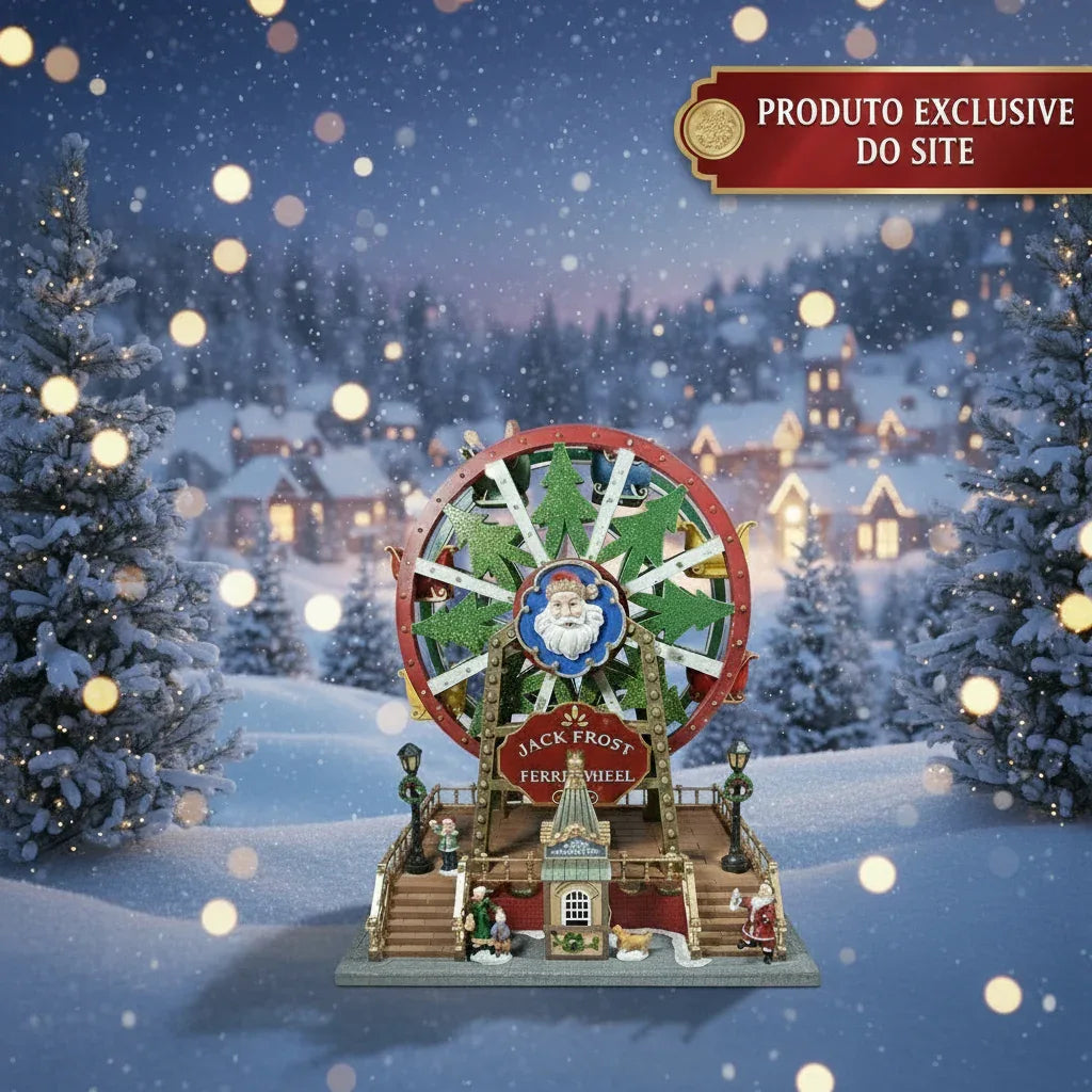 Parque Natalino C/Movimento Colorido Bivolt Florarte - Loja Do Thor