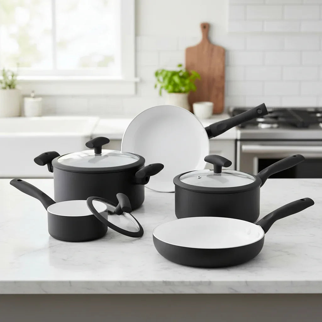 Conjunto De Panelas 4PCS Preta Hercules PA300-4PPR - Loja Do Thor