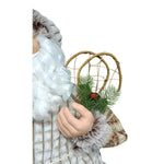 Papai Noel Sc Presente Mr/Off White 80Cm Magizi - Loja Do Thor