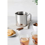 Fervedor Allegra Aço Inox Tramontina 2L 14CM C/ Cabo de Aço - Loja Do Thor