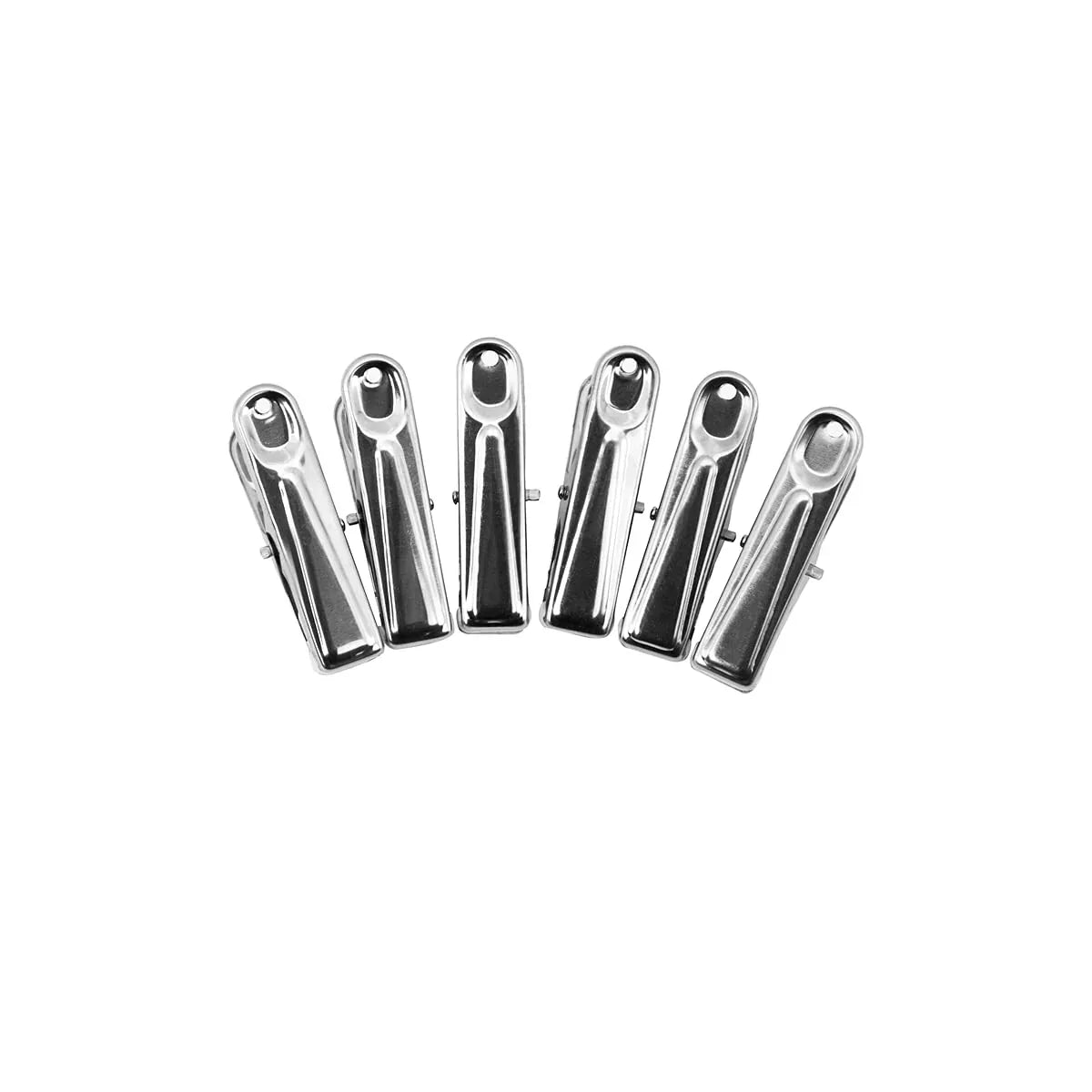 Prendedor de Embalagens em Aço Inox 6un - Mimo Style - Loja Do Thor