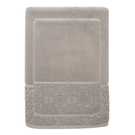 Jogo de Toalhas Corttex Super Soft Arabesco Zero Twist Bege