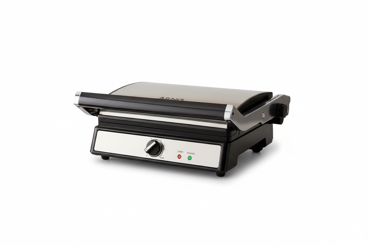 Grill Arno Super Grill 1200W Inox 127V GC122DB1 - Loja Do Thor