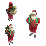 Papai Noel Lux Mochileiro Vermelho 28Cm 30326