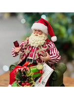 Papai Noel Sentado No Sofa 28cm - Magizi 29001 - Loja Do Thor