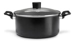 Jogo De Panelas Antiaderente 7 Pecas Preto Ebony Brinox Top
