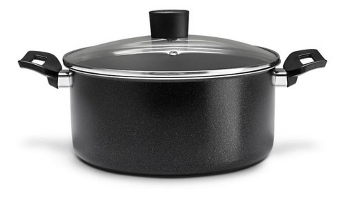 Jogo De Panelas Antiaderente 7 Pecas Preto Ebony Brinox Top