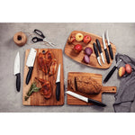 Jogo De Facas 10pcs Plenus Preto Aço Inox 23498065 - Loja Do Thor