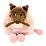 Mochila Infantil C/ Alca Boneca Fofinha Sortida Caa Toys CAA0071 - Loja Do Thor