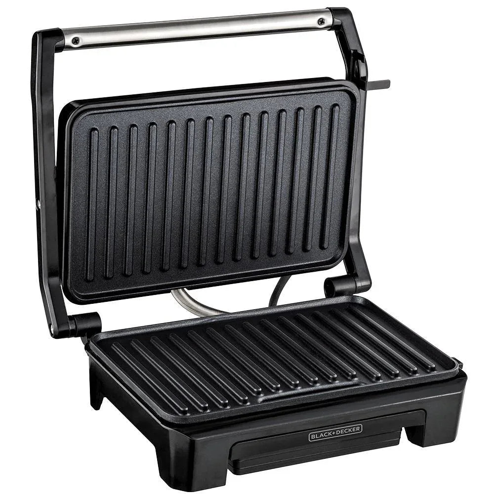Grill Prensa Inox G1200 Articulavel 800W 220V Black & Decker - Loja Do Thor
