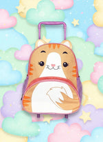 Mochila De Rodinha Infantil Clio Pets - Gato CP24019B - Loja Do Thor