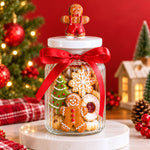 Pote De Vidro 950ml Biscoito Natalino -Allmix