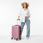 Mala De Viagem Classic Em Abs 20 Rosa Yins