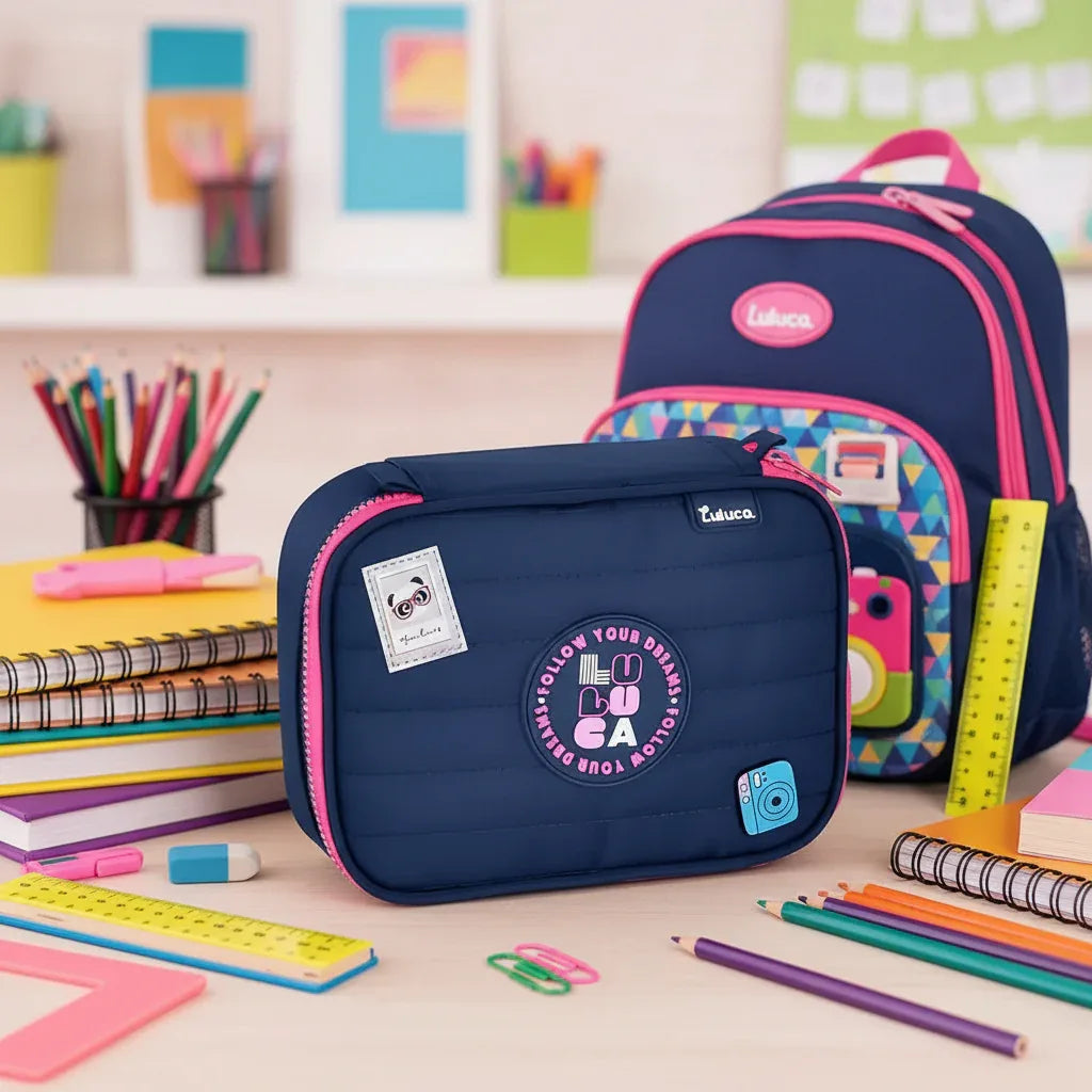 Estojo Box Azul Luluca LU24640 - Loja Do Thor