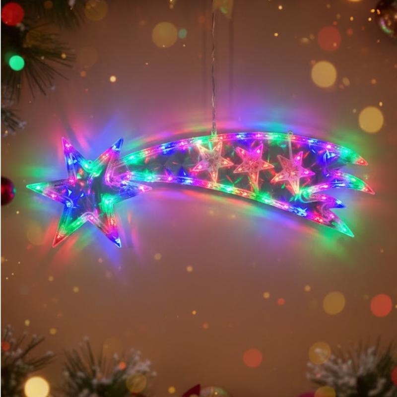 Pisca Pisca Estrela Cadente 69 LEDs 8 Funcoes