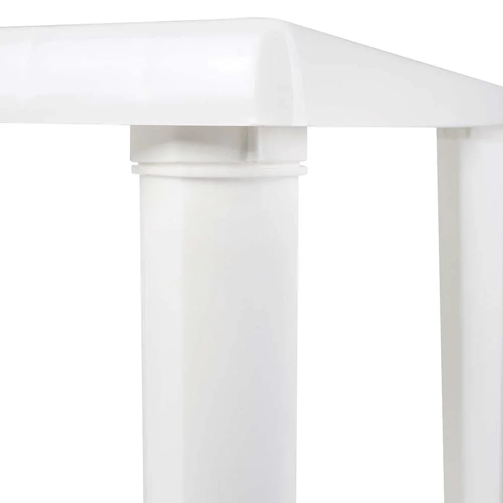 Mesa Plastica Quadrada Desmontavel Mor 109978 Branca - Loja Do Thor