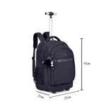 Mochila de Carrinho 19" Rebecca Bonbon Preto RB24519 - Loja Do Thor