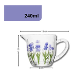 Leiteira De Cristal  Lavanda 240ml - Lyor