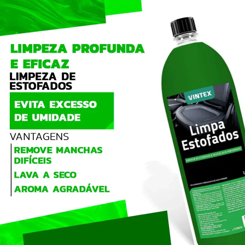 Limpa Estofados a Seco De Alta Performance 1,5L - Vonix - Loja Do Thor