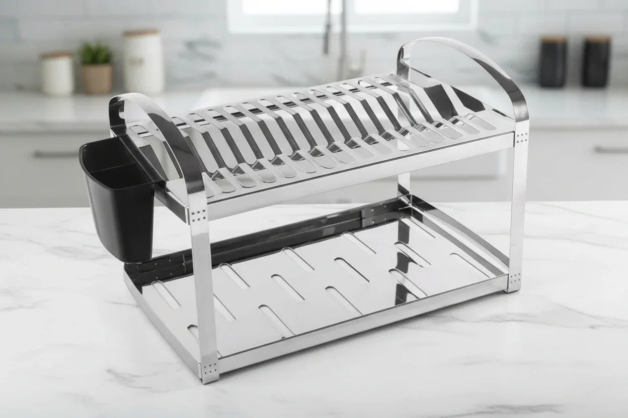 Escorredor 16 Pratos Escorredor de Talheres Brinox - Loja Do Thor