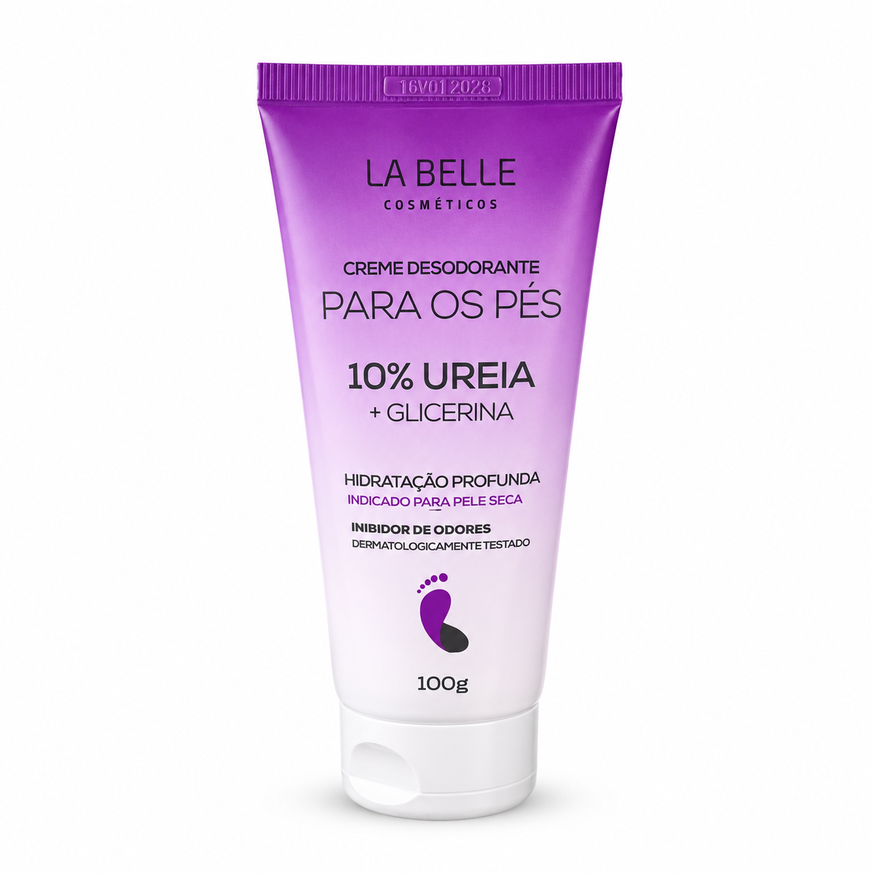 Creme Para Os Pés 100g 10% Ureia + Glicerina - La Belle