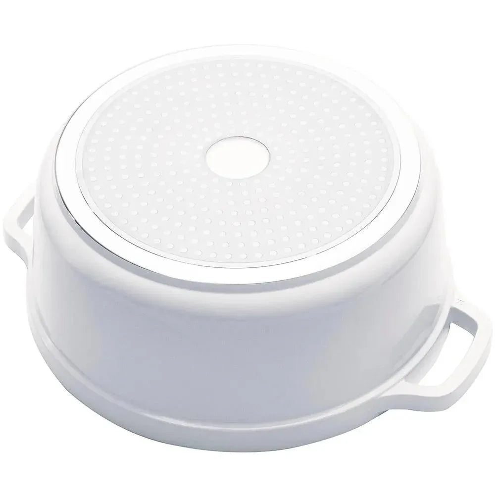 Cacarola 29,5Cm Revestimento Ceramica Branca 6,8L - Loja Do Thor