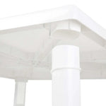 Mesa Plastica Quadrada Desmontavel Mor 109978 Branca - Loja Do Thor
