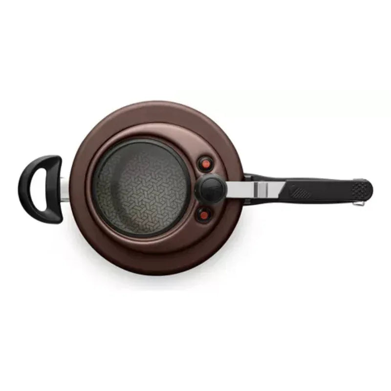 Panela De Pressao Chocolate 3,0L C/ Visor De Vidro MTA 6026 - Loja Do Thor