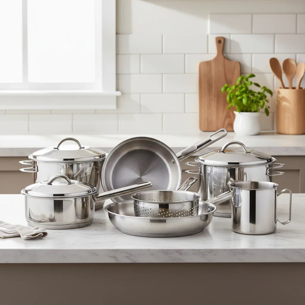 Jogo de Panelas Aço Inox 6 Pçs Solar Tramontina - Loja Do Thor