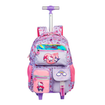 Kit Mala com Rodas e Estojo 17 T Alcas Hello Kitty 15430