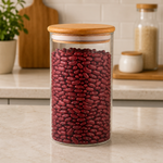Pote De Vidro Bambu 1000ML Mori MR1243
