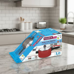 Panela De Pressao Turbo Quality Antiader Cinza 3L Alegrete - Loja Do Thor