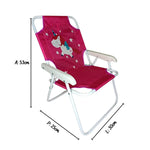 Cadeira De Praia Infantil Unicórnio De Oxford 53CM - Loja Do Thor