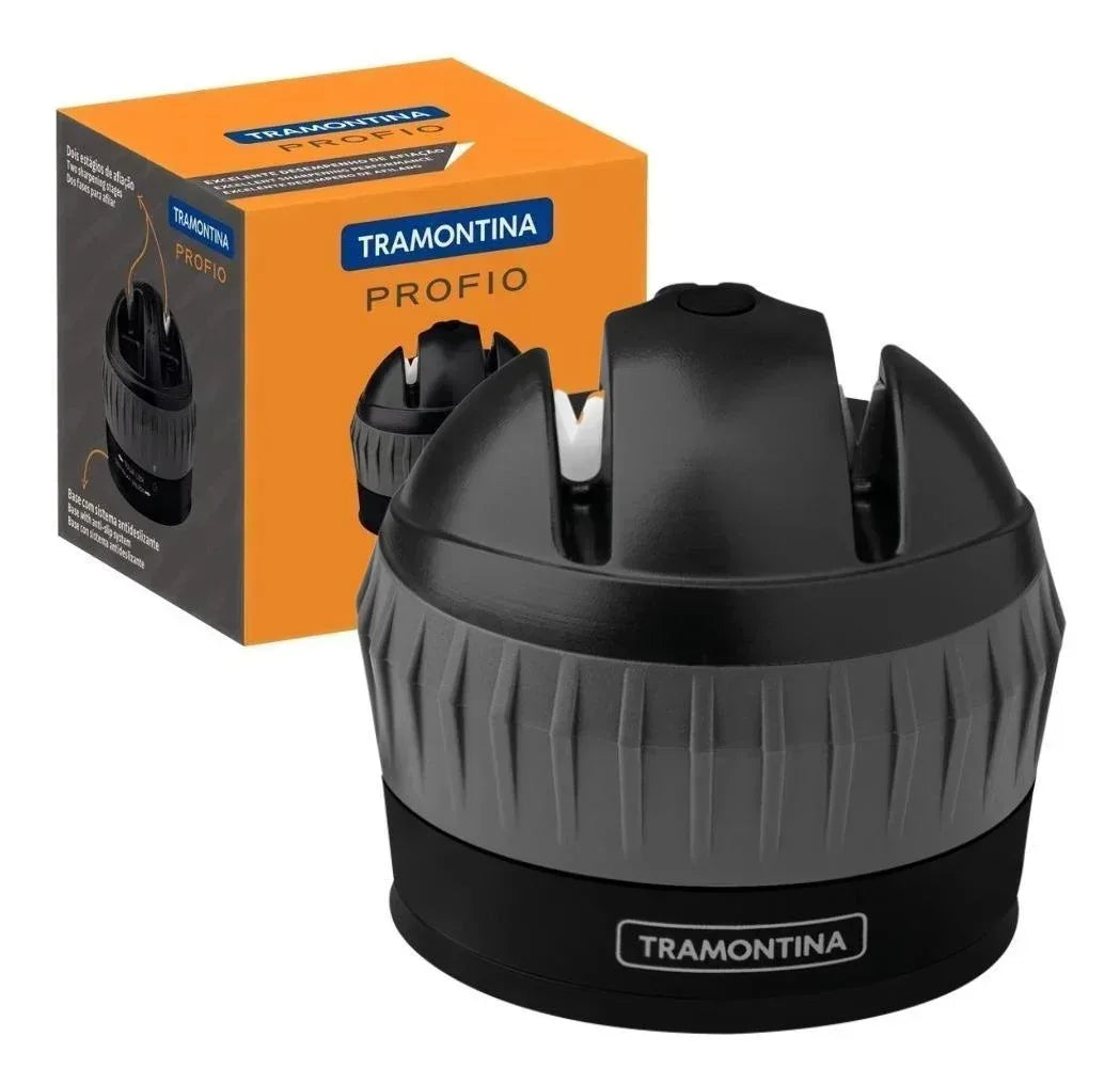 Afiador De Facas Profio Tramontina Com Base Antideslizante - Loja Do Thor