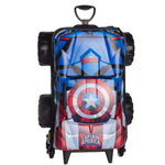 Mochila Rodinha Tripla Capitao America Monster Trucks 3D 3850IM24