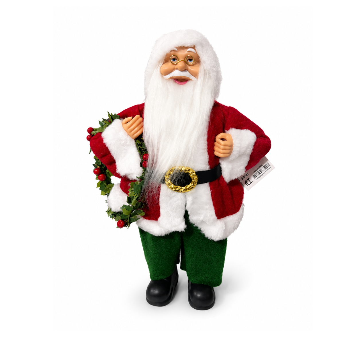 Papai Noel Com Guirlanda 30 cm Florarte A0736-001