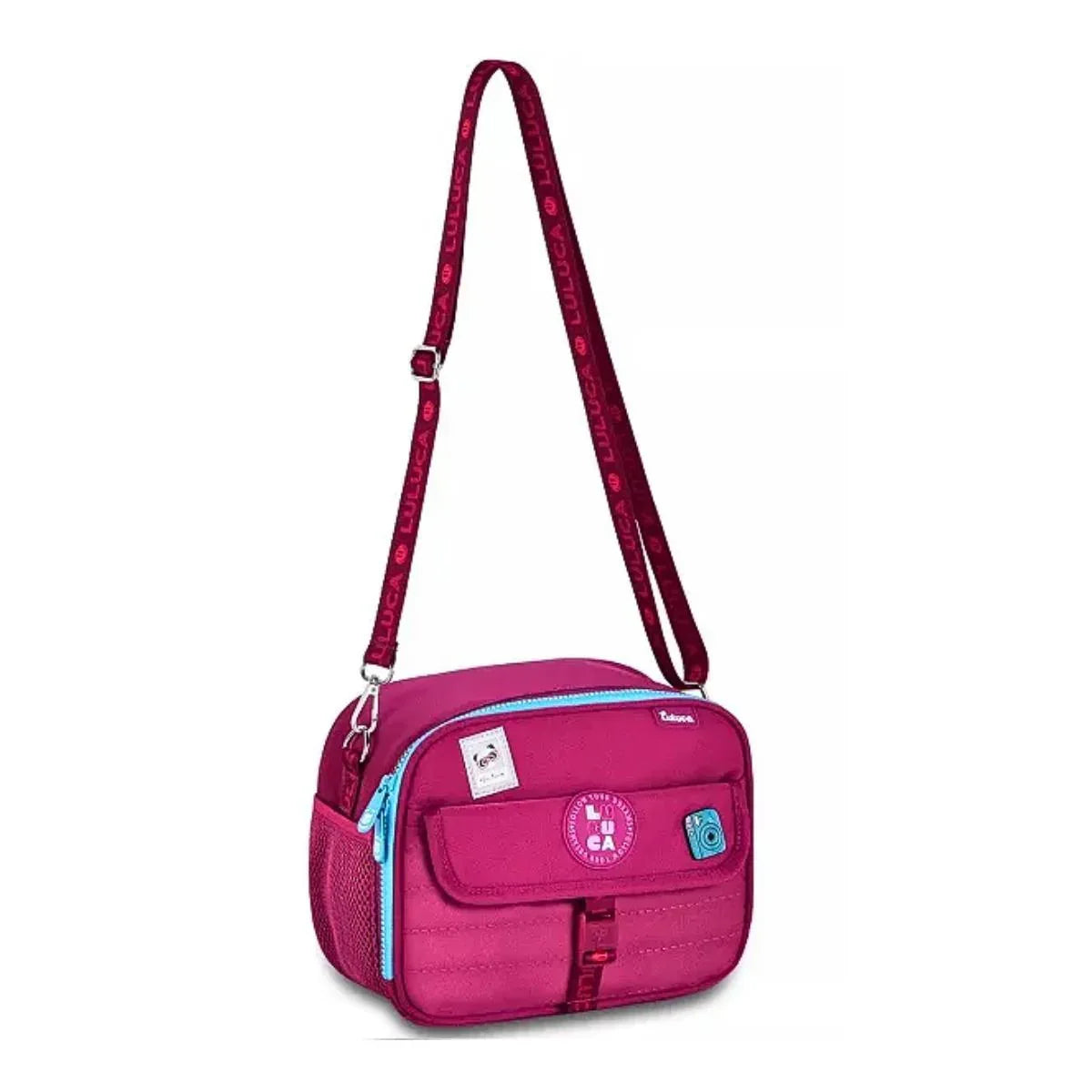 Kit Mochila de Carrinho Lancheira e Estojo Box Rosa Luluca - Loja Do Thor