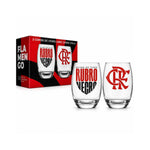 Conjunto De 2 Copos Long Drink 470ML Flamengo -Allmix