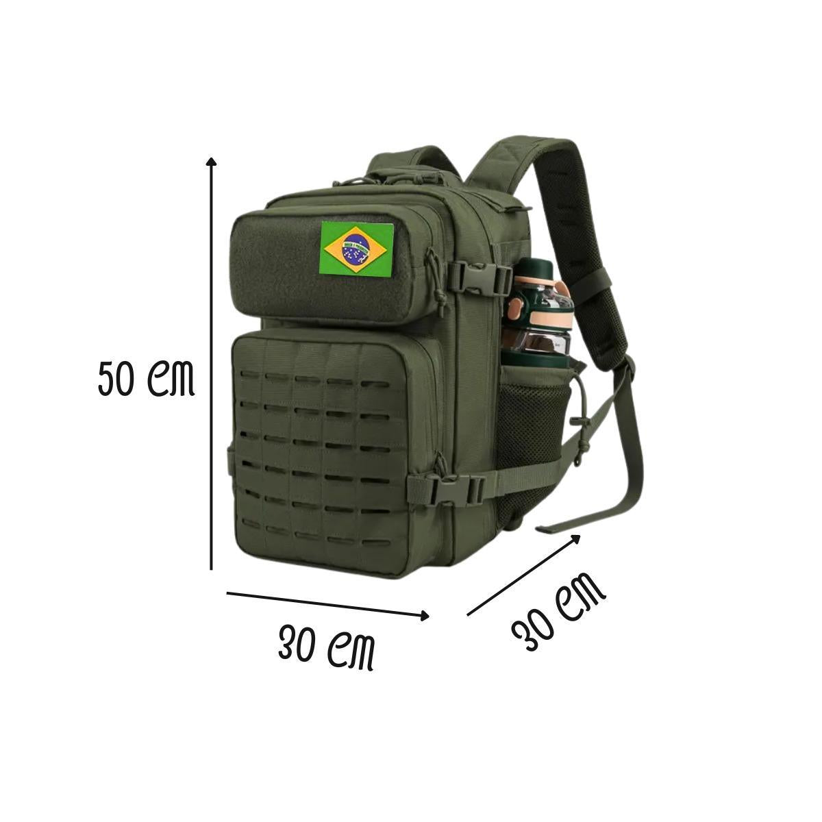 Mochila Tática Militar 50L Verde - Yepp