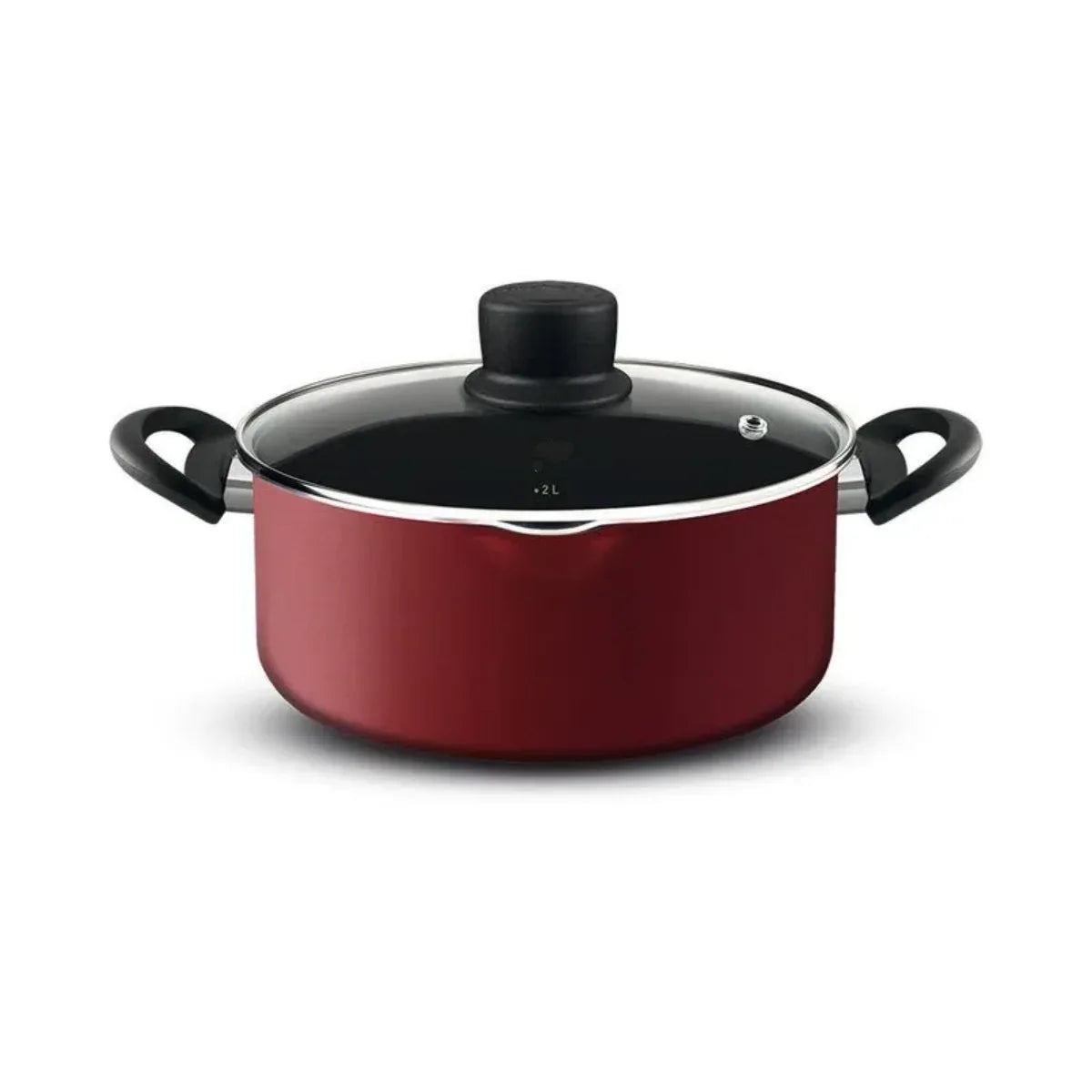 Jogo De Panelas 5 Pecas Smart Vermelho Rochedo R2T1JDC11 - Loja Do Thor