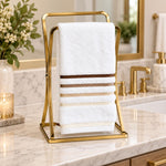 Porta Toalhas Dourado Fosco - Arthi 3222