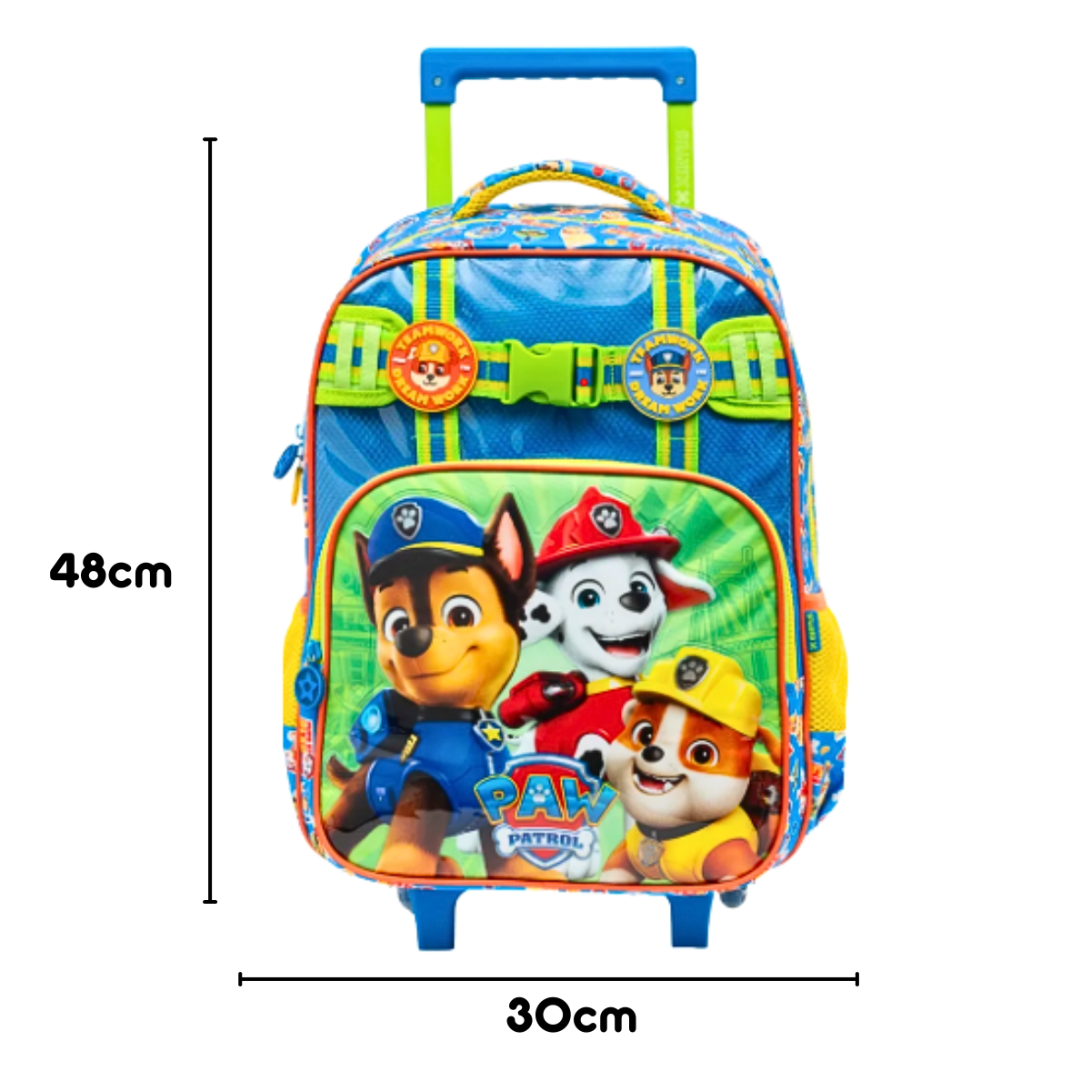 Mala com Rodas Alças 16 Patrulha Canina S1 - 15318  Artigo Escolar