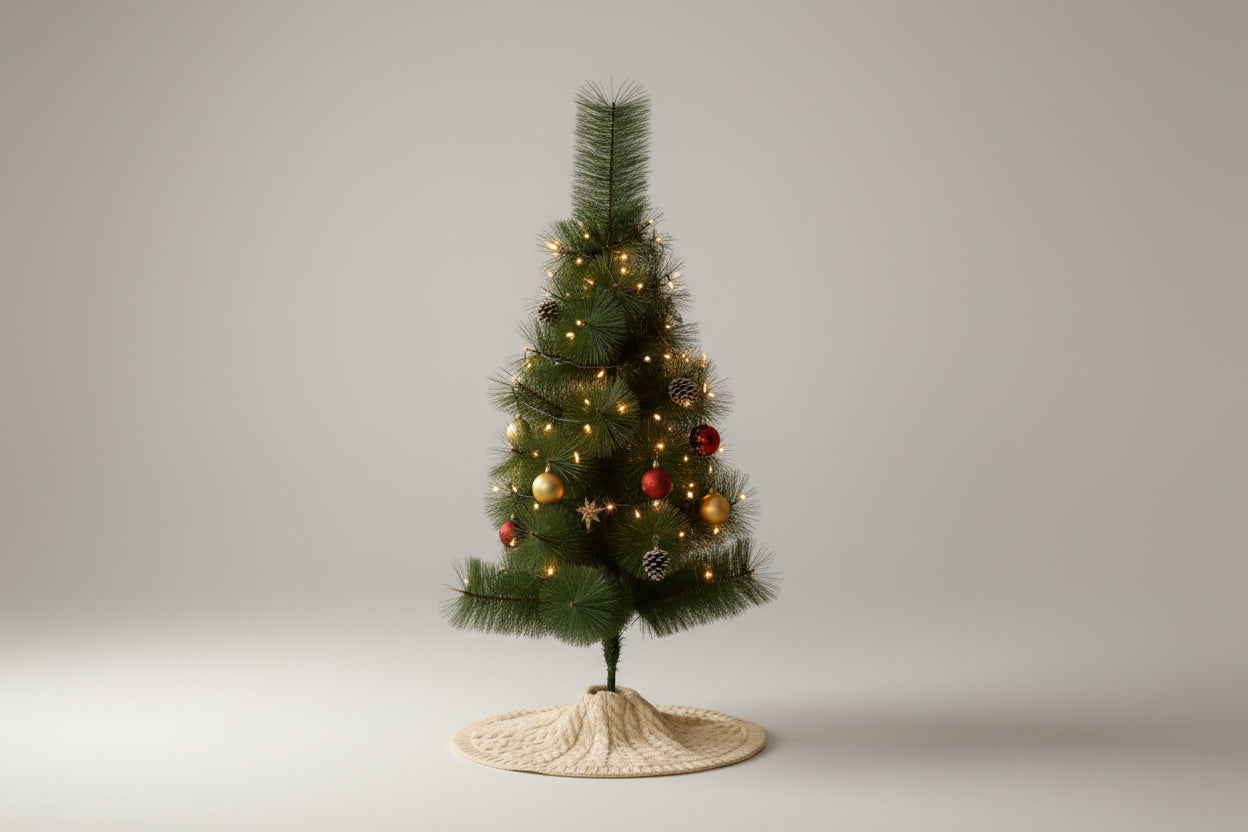 Arvore De Natal Cacto 90cm 35 Galhos Plastico E Ferro Verde