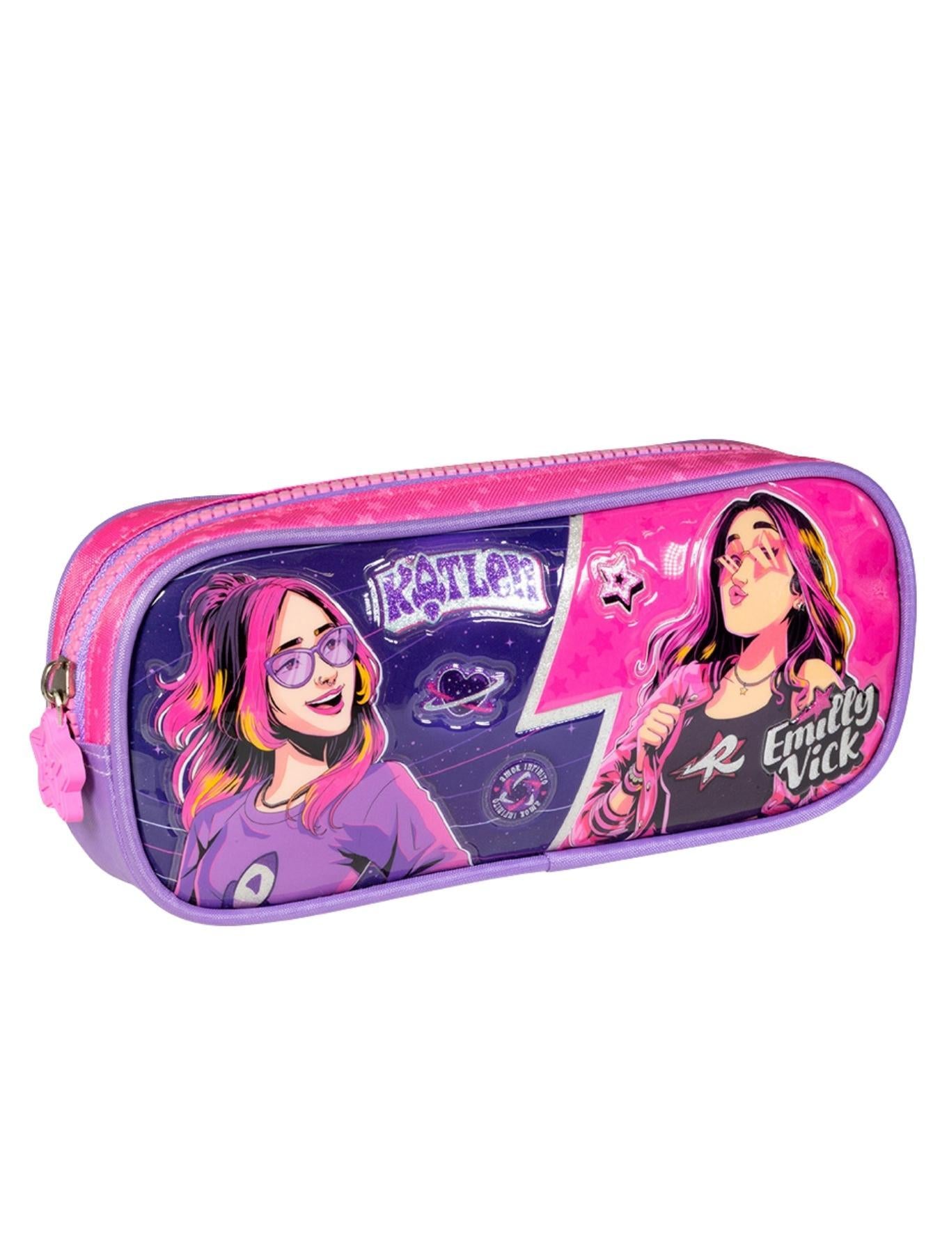 Estojo Simples Emilly Vick X - 15605 - Artigo Escolar