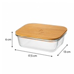 Pote Hermético Retangular 598ML Mori MR1222