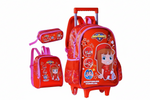 Kit Mochila De Carrinho Estojo Lancheira 16" AV24033K Clio - Loja Do Thor