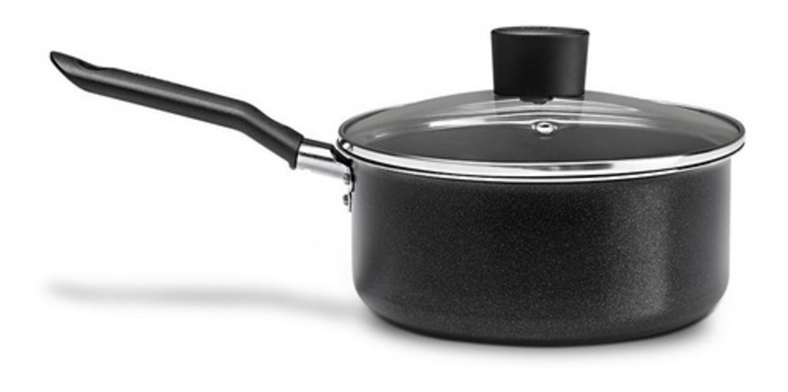 Jogo De Panelas Antiaderente 7 Pecas Preto Ebony Brinox Top