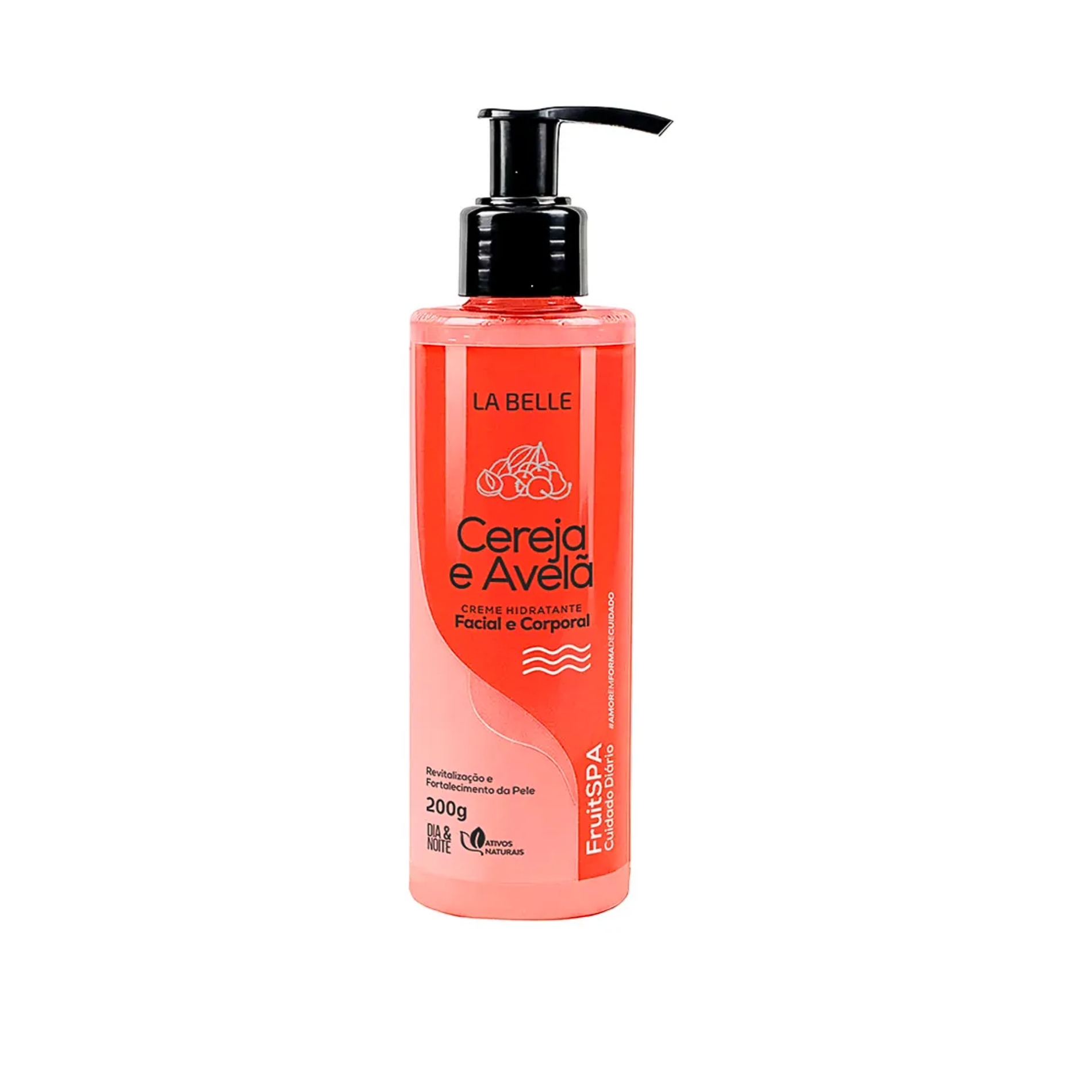 HIDRATANTE FACIAL E CORPORAL LA BELLE 200G CEREJA E AVELA - PC: 4933 /